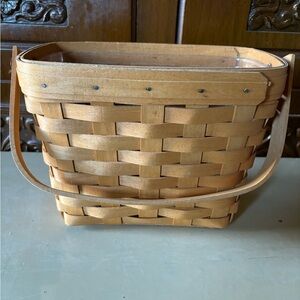 Vintage Longaberger Dresden Tour Basket with Plastic Liner